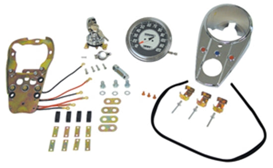 V-FACTOR INSTRUMENT PANEL COVER & BASE KITS FOR FAT BOB GAS TANKS