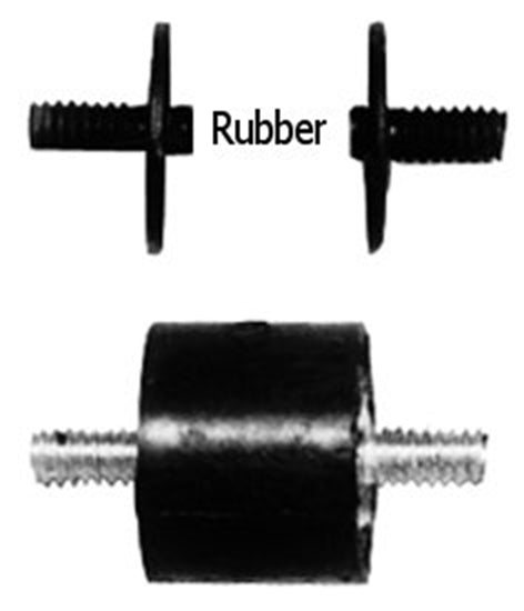 RUBBER MOUNTS FOR BATTERY CARRIER TRAY - STANDARD DUTY PACK