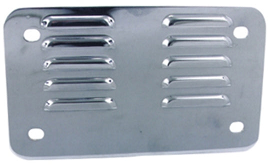 V-FACTOR LOUVERED LICENSE BACKING PLATE