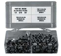 SCREW PLUGS FOR ALLEN HEAD SCREWS