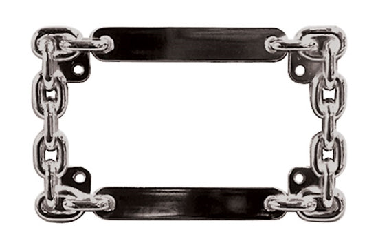 CHAIN LICENSE PLATE FRAME