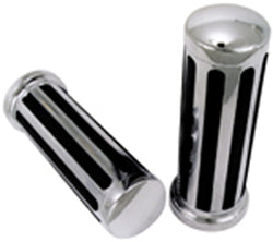 V-FACTOR CHROME RAIL HANDLEBAR GRIP SETS