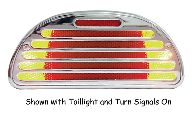 V-FACTOR TAILLIGHT WITH BUILT-IN TURN SIGNALS FOR CUSTOM USE