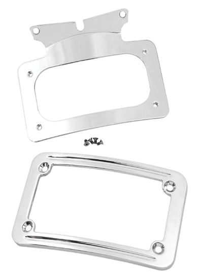 V-FACTOR CURVED LICENSE PLATE FRAMES FOR TOURING MODELS