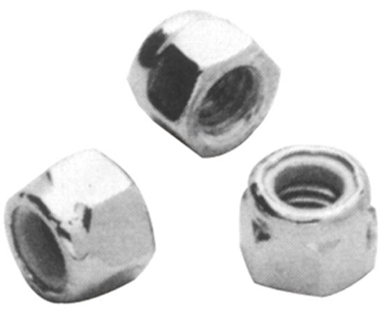 HARDWARE NYLON INSERT HEX NUTS FOR ALL U.S. MOTORCYCLES