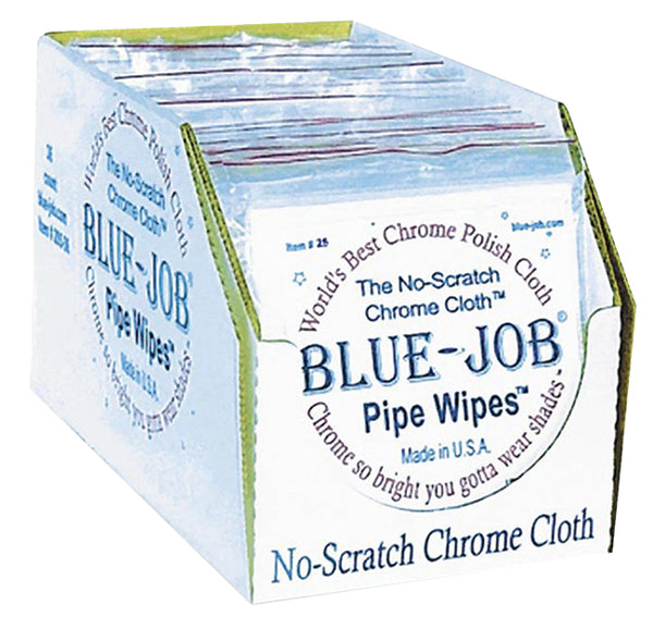 NO SCRATCH PIPE WIPES CHROME CLOTH