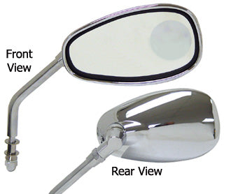 V-FACTOR MIRRORS WITH INSET MAGNIFIER LENS FOR ALL MODELS