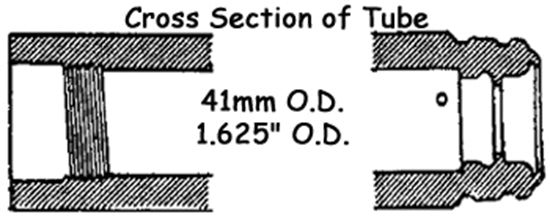 FORK SLIDER TUBES FOR BIG TWIN & SPORTSTER